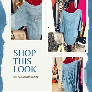 Express Poncho Style Sweater Dress